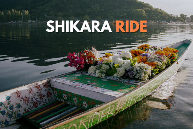 Shikara Ride in kashmir