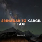Srinagar to Kargil Taxi