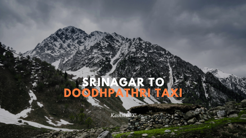 Srinagar To Doodhpathri Taxi